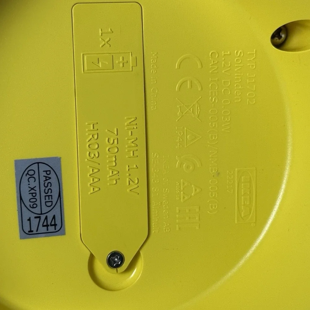 IKEA Solviden Lantern Lamp LED Light J1702 Sweden Camping Outdoors Not Tested